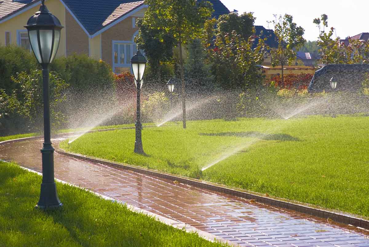 Irrigation System Installation example 1